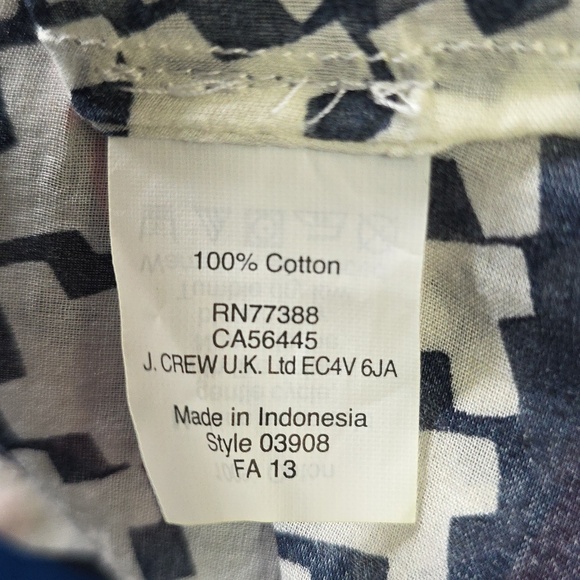 J Crew Lightweight Houndstooth Tunic top / Dress - Picture 9 of 10